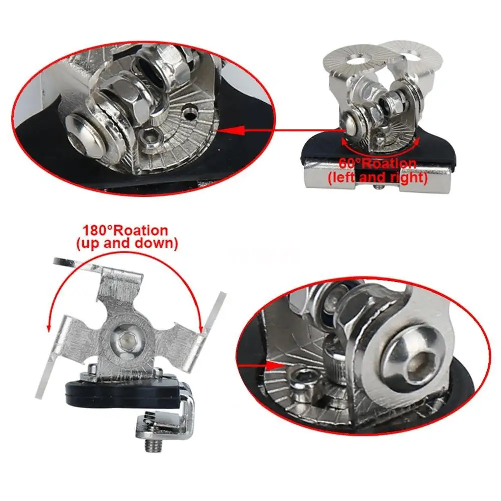 

2Pcs Stainless Steel Pillar Hood Mount Bracket Car LED Work Light Clamp Holder
