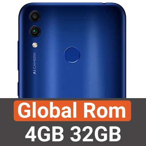 4GB 32G Blue Honor 8C Global Rom 4000 мАч аккумулятор смартфон 6,26 дюймов Восьмиядерный мобильный телефон Snapdragon 632 с двумя sim-картами - Цвет: 4GB 32G Blue