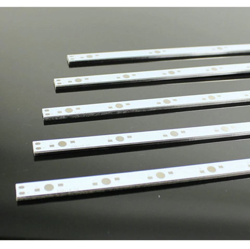 LED PCB 7/8/9/11leds aluminum plate 1W 3W 5W high Power Doide install lamp Board For W22 Aquarium Tube Grow light DIY | Лампы и