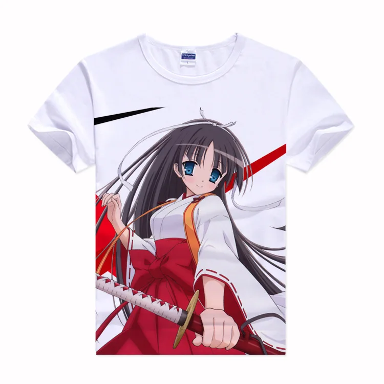 Футболка для костюмированной вечеринки в японском аниме Hidan no Aria летняя футболка