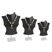3d acrylic necklace display mannequin jewellery holder bust stand pendant chain chokers jewellery organiser stand figure