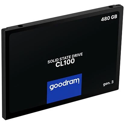 Твердотельный накопитель Goodram CL100 gen.3 SSDPR 480 G3 SSD 2.5&quot 480Gb SATA III чтение: 540 Мб/с запись: