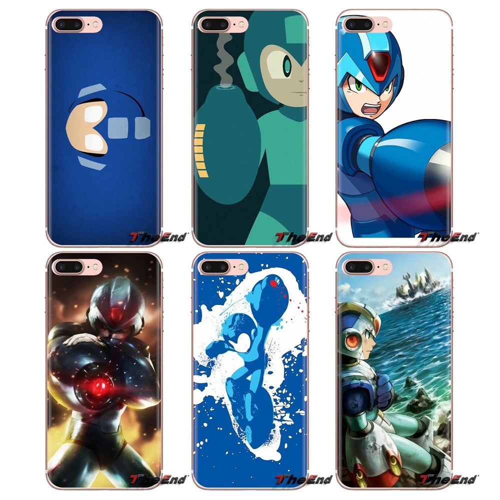 Для Xiao mi 6 A1 Max x 2 5X 6X Red Note 5 5A 4X 4A A4 4 3 Plus Pro прозрачные чехлы из ТПУ megaman Mega Man X character |
