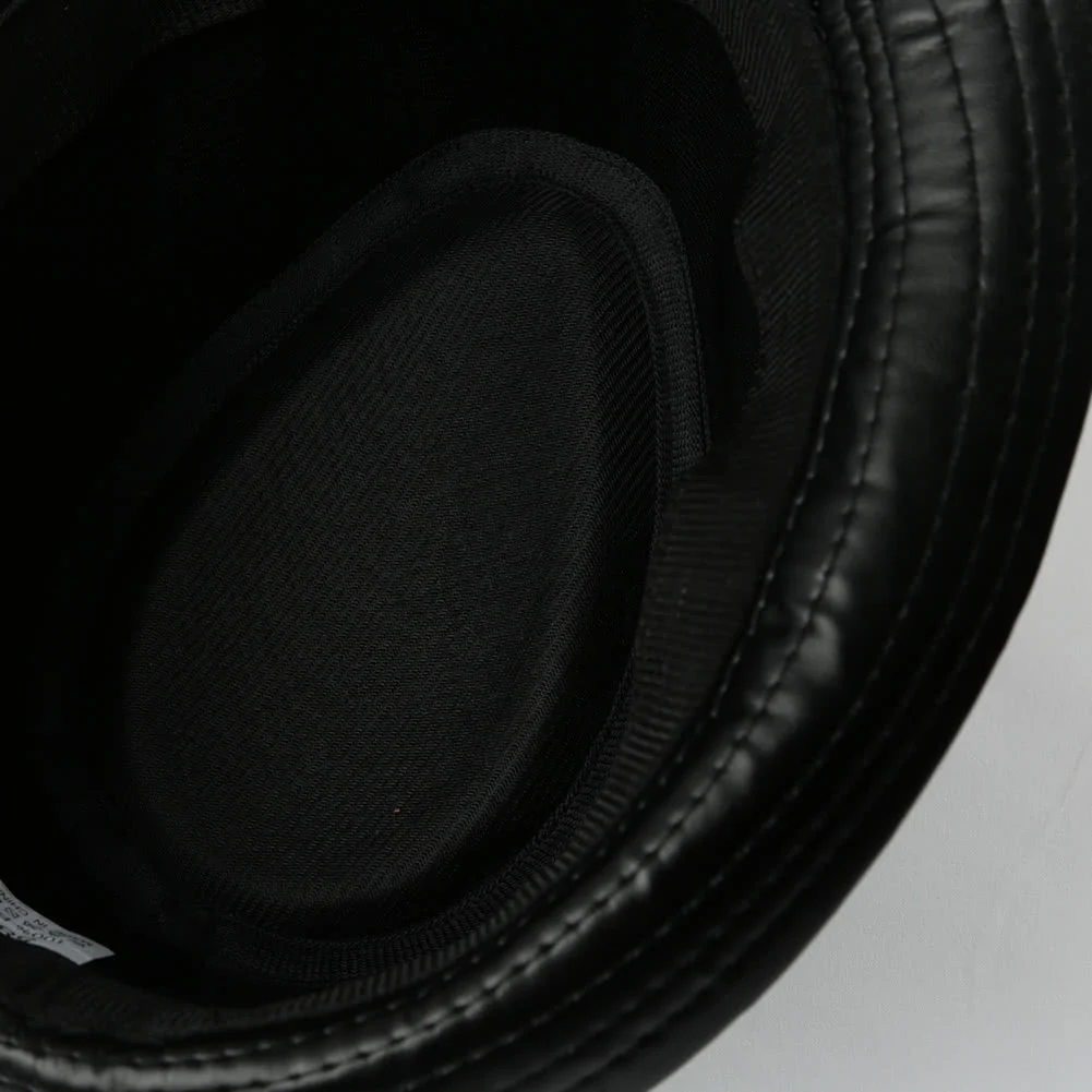 Мужская и женская мужская фетровая шляпа из искусственной кожи формальная