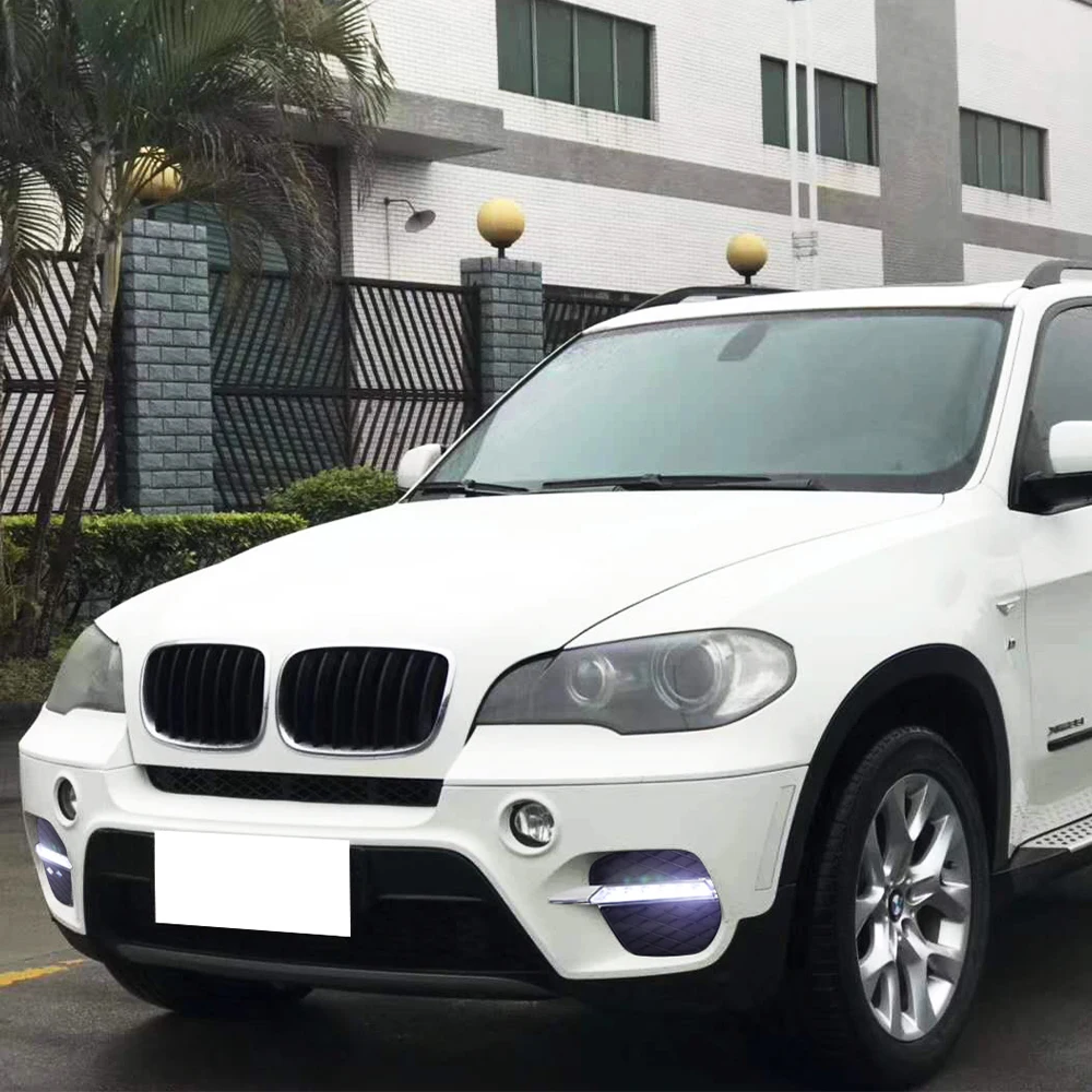 1 Набор автомобильный Стайлинг для BMW X5 E70 2011 2012 2013 светодиодный DRL Дневной