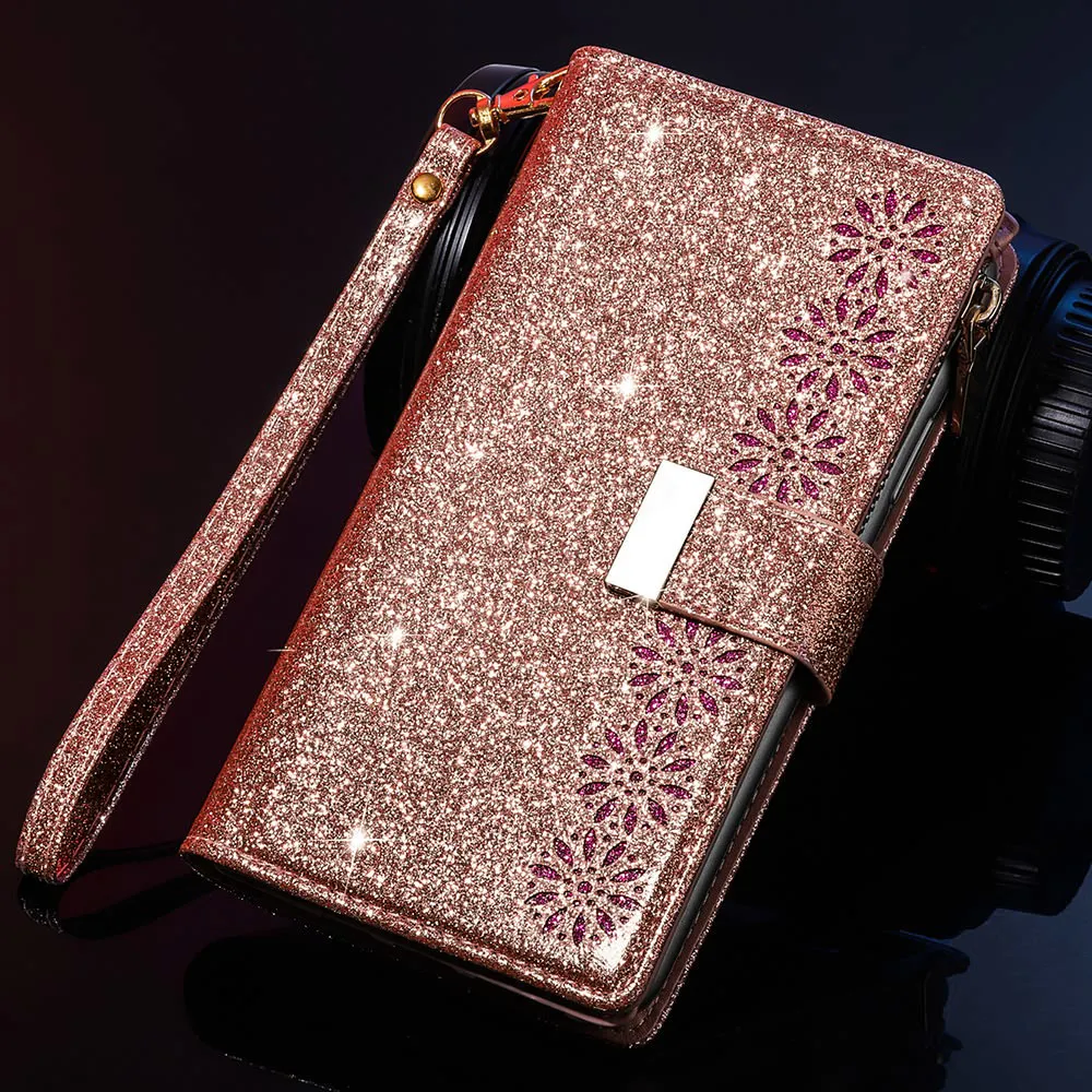 

Luxury Leather Flip Wallet Case for Samsung Galaxy A20 A30 A40 A41 A51 A71 A21S A10 A20e A50 A51 A71 A70 5G Card Holder Cover