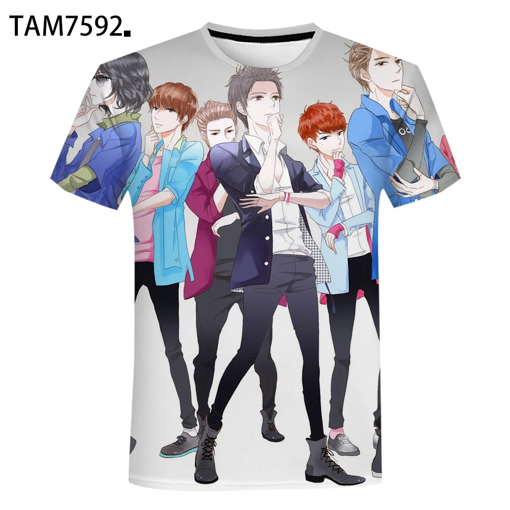 Супердетская летняя новая футболка в уличном стиле для мальчиков и девочек 3D