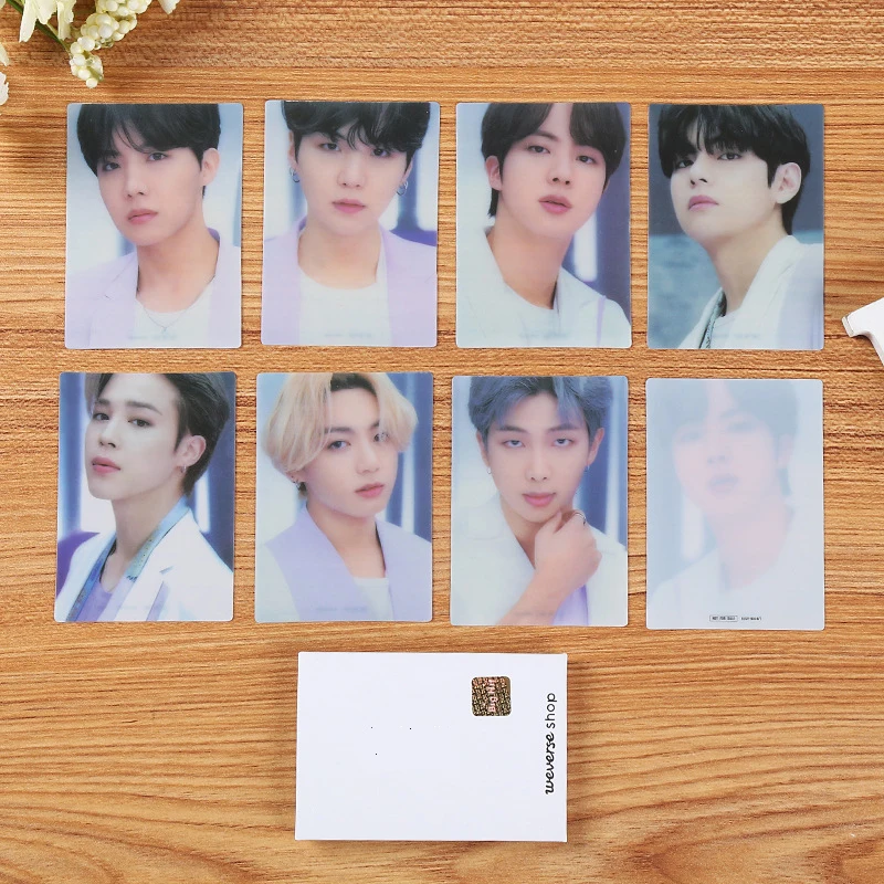 Новые корейские KPOP Bangtan Boys лучшие фотокарты магазина Weverse карты памяти LOMO Премиум