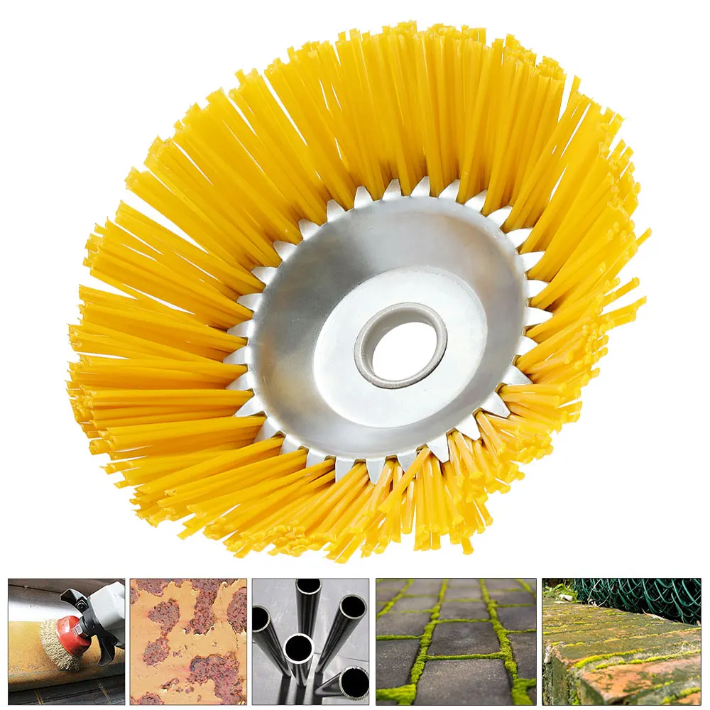 

200mm/8Inch Nylon Straw Rope Trimmer Head Grass Brush Cutter Dust Removal Weeding Plate for Lawnmower
