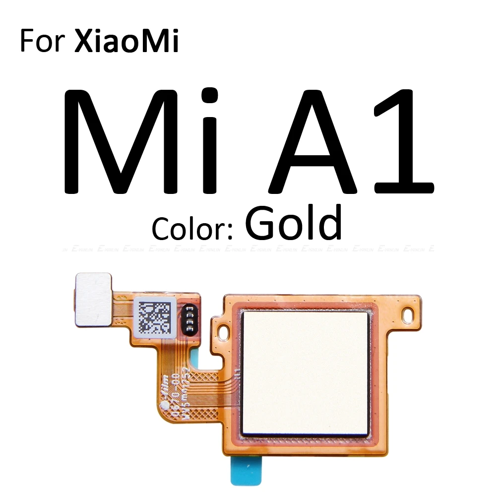 Разъем сканера отпечатков пальцев для Xiaomi Mi A1 A2 Lite сенсорный датчик ID Кнопка