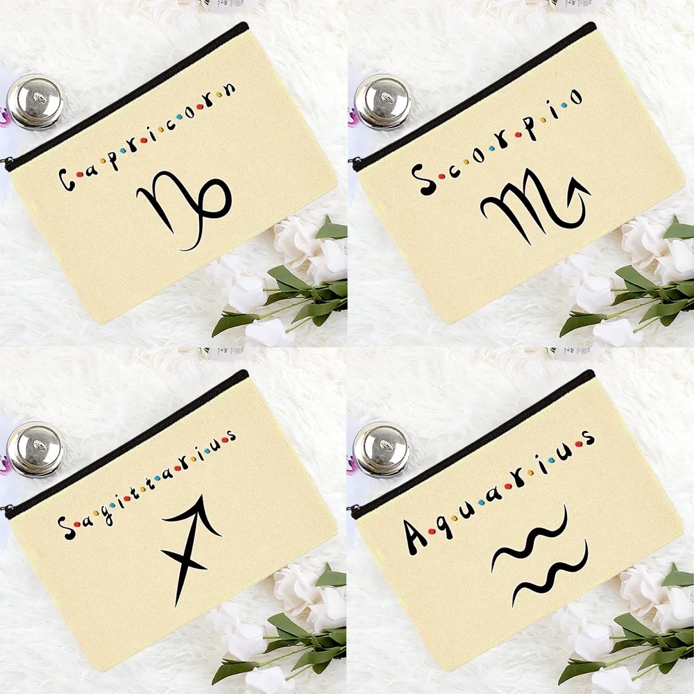 

Ladies Cosmetic Bag Simple Printing Series Fashion Leisure Travel Cosmetic Storage Bag Girl Tampon Portable Storage Bags