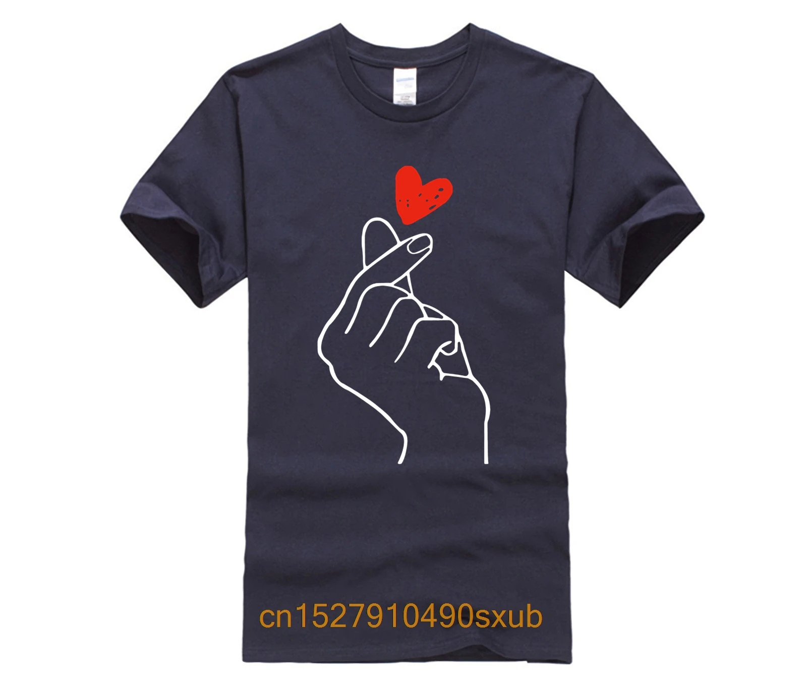 

Fashion Printed men's T-Shirt Short Sleeve By hand than love t shirt