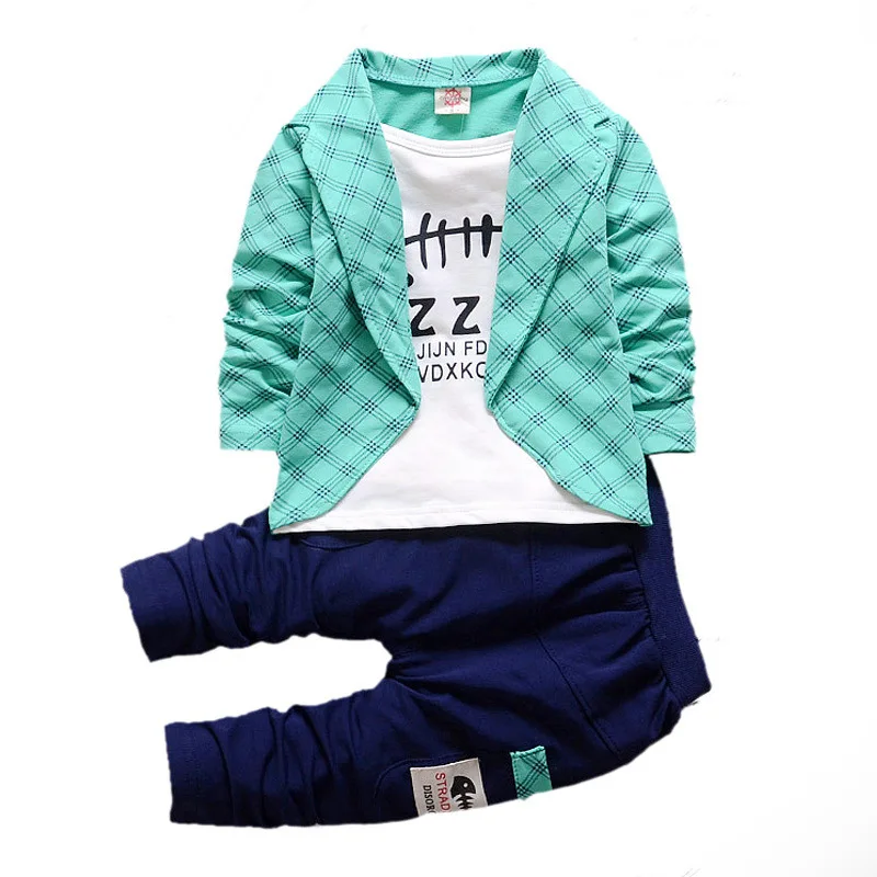 

Spring Autumn Children Fashion Clothes Baby Boys Girls Cartoon T Shirt Pants 3Pcs/sets Kids Infant Clothing Toddler Sportswear