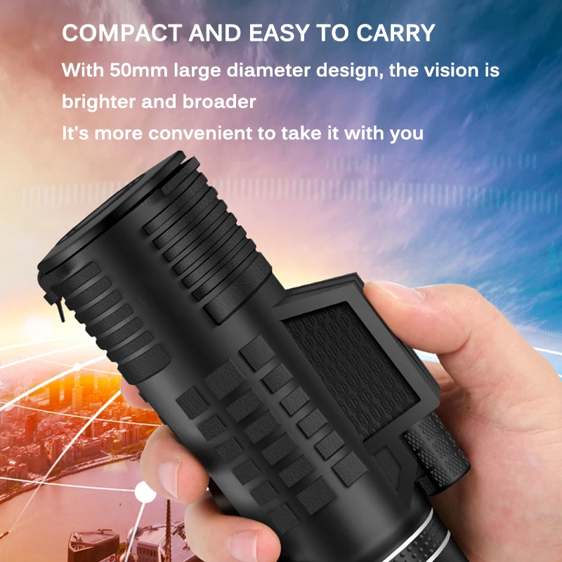 

Telescope Night Vision Device Zoom Optical High Power HD Lens Monocular Telescope Suitable For Phones Tripod Outdoor Tools
