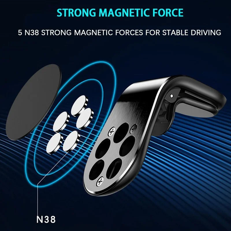 Magnetic Universal Car Phone Holder Air Vent Mount Stand In Car GPS Mobile Cell Phone Holder Blacket for IPhone11 Samsung Xiaomi
