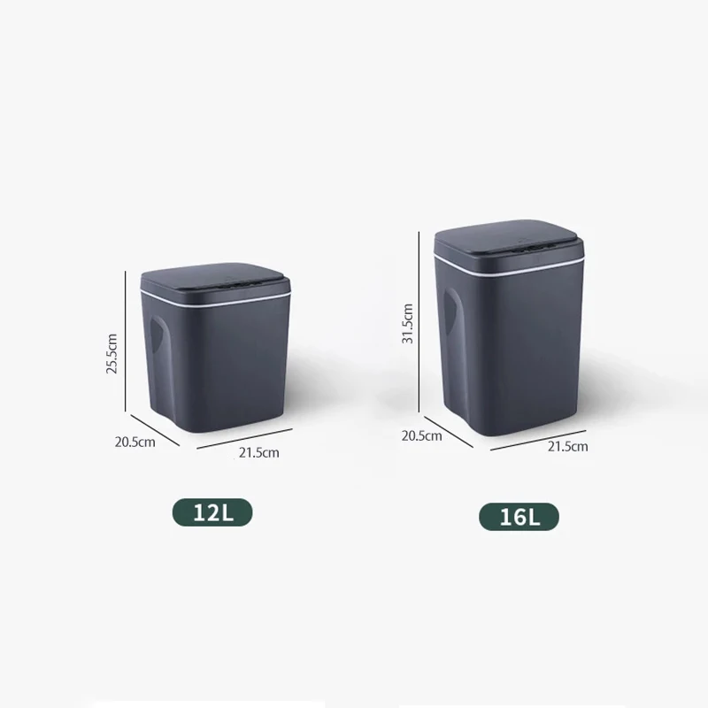 

16L USB Charging Smart Trash Can Automatic Sensor Dustbin Intelligent Sensor Rechargeable Electric Waste Bin Rubbish Can