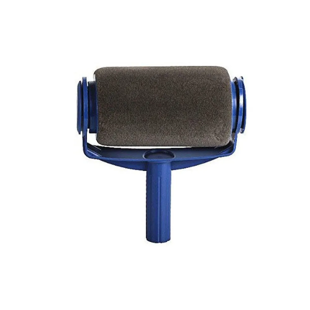 blue 1pcs Бесшовный бегунок для краски, профессиональная роликовая кисть, ручка, инструмент, Флокированный станок, Офисная комната, Настенная краска, роликовая кисть для краски - Цвет: blue 1pcs