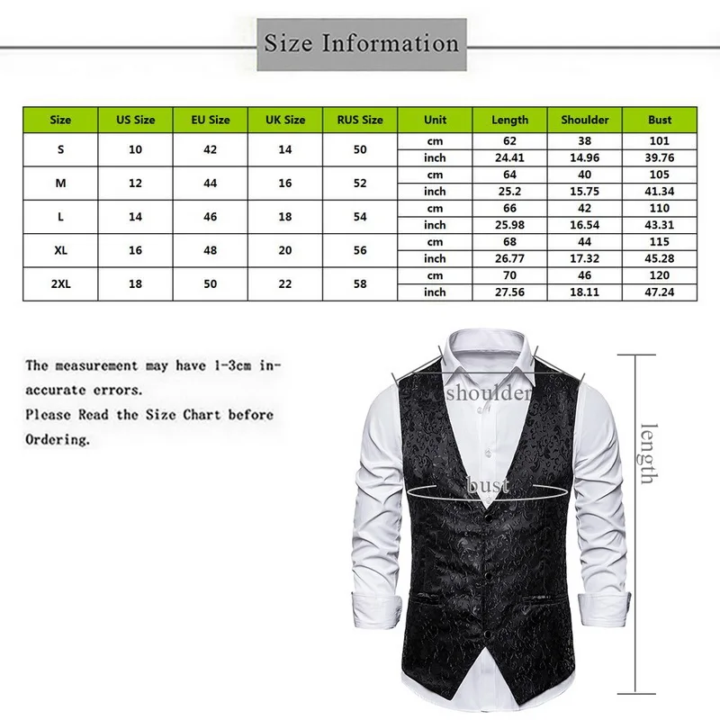 Luxury men vest suit Party Waistcoat Steampunk Vest Men Shinny Night Club Prom Suit Wedding Formal Vests | Мужская одежда