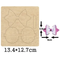 bow knot headdress cutting dies headband wooden dies clipboard process suitable for common die cutting machines on the market