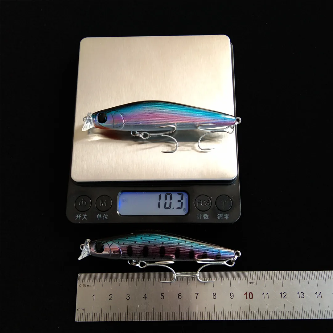 

TSURINOYA Sea Fishing Lure Floating Minnow 85mm 10g Hunter Jerkbait Hard Baits Seabass Pike Saltwater Pencil Wobbler