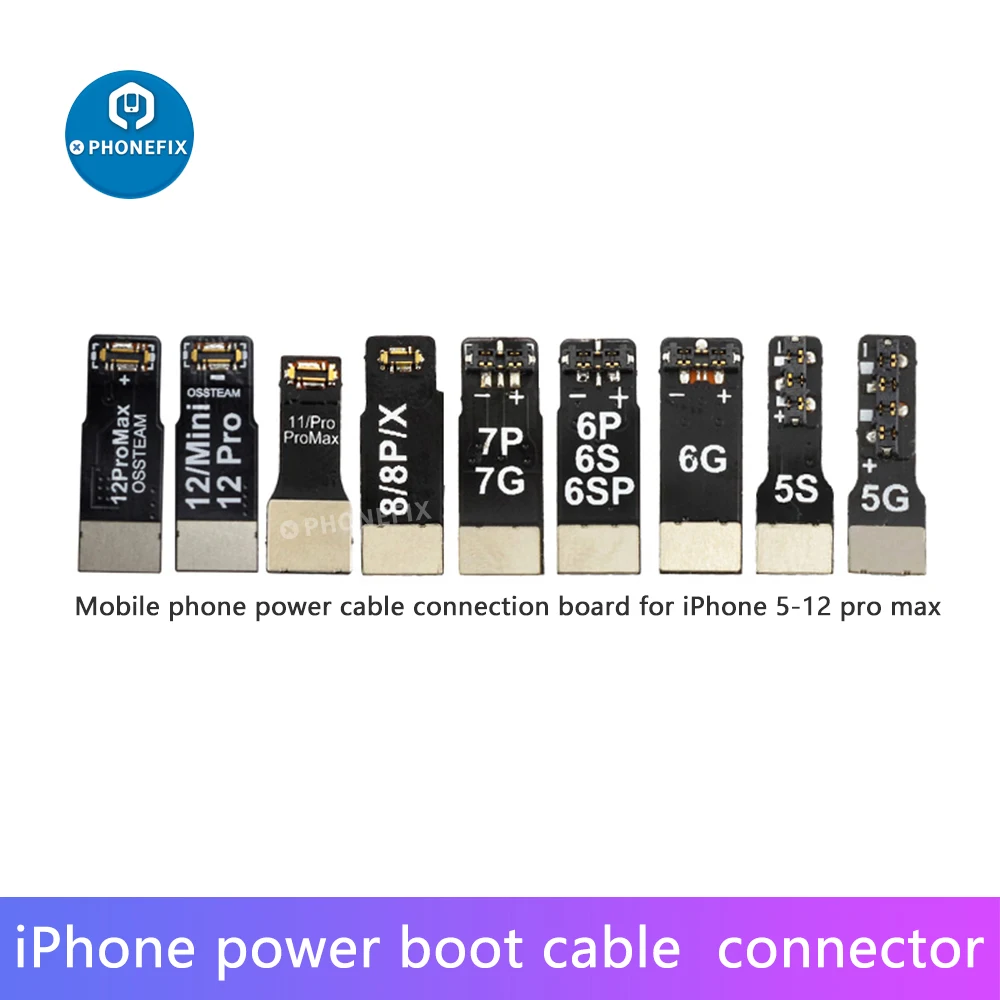 

Power Repair Cable Connector Battery Buckle Terminal Buckle For iPhone 5G-12 Pro Max Motherboard Power Connector Terminal Chip