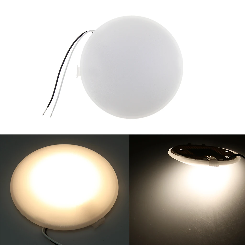 12V Морская Лодка RV внутренний светодиодный теплый потолочный светильник