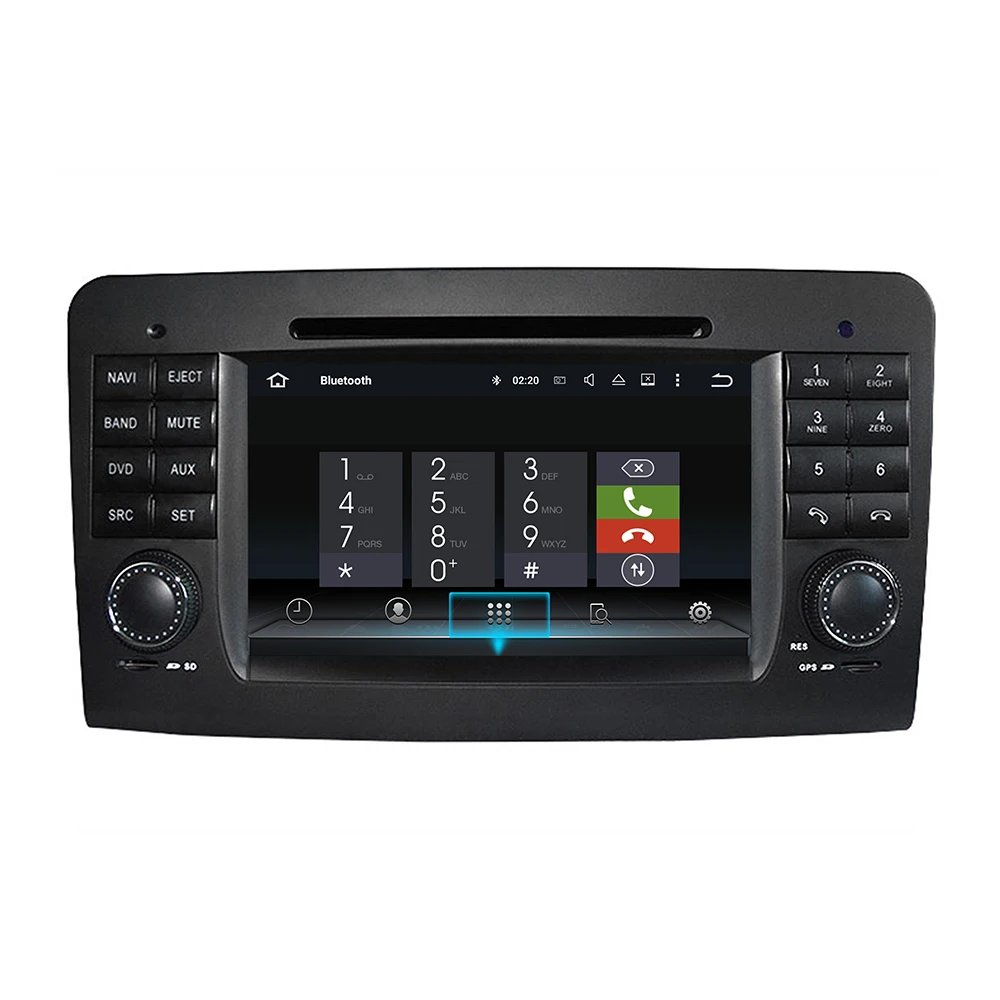 

Hualingan Fr Benz ML / SL, 7-Zoll-Android-Auto-Multimedia-System PX Core 4G Internet 64G-Speicher WIFI Carplay