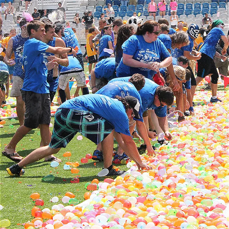 1 шт. желтая игрушка сдавливатель в воде мяч для снятия стресса разбиваемая