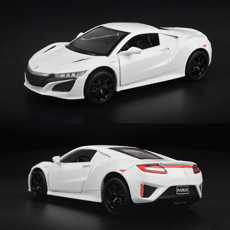 Модель автомобиля Honda Acura NSX 1:32 литой игрушечный автомобиль Мигающий реквизит для