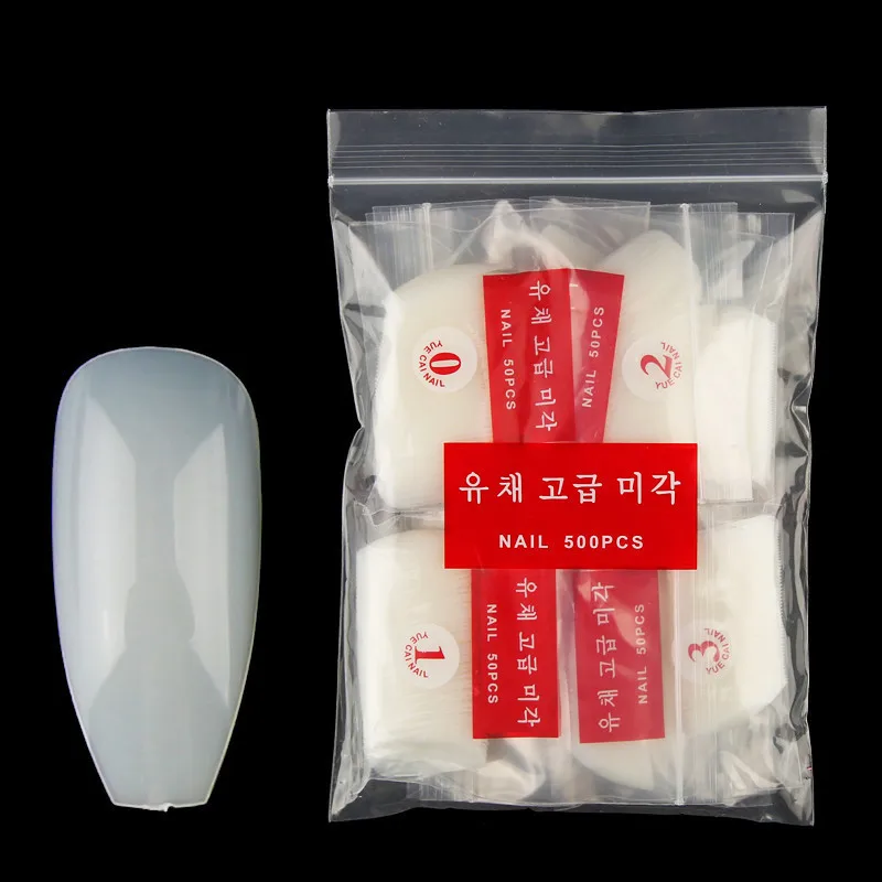 500 шт. искусственные акриловые пасты для маникюра|Накладные ногти| |