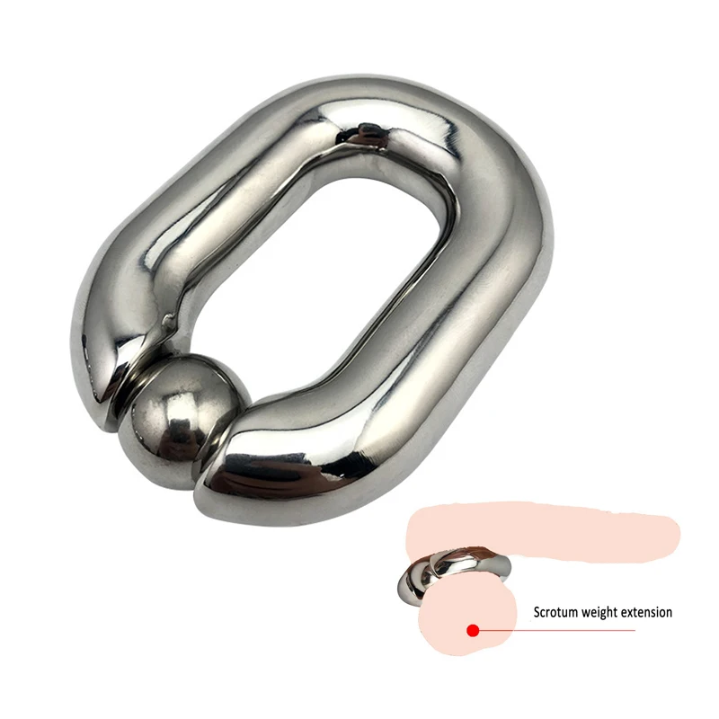 Мужские Кольца для пениса из нержавеющей стали с подвеской в виде