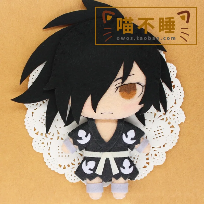 

2021 New 100% DIY Handmade Anime Dororo Hyakkimaru Stuffed Plush Toy Bag Hanging Keychain Materials Tool HOT