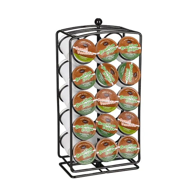 for 30pcs Capsule Металлический держатель кофейных капсул, железная Хромированная Подставка, кофейные капсулы для хранения, металлический держатель кофейных капсул для капсул - Цвет: for 30pcs Capsule