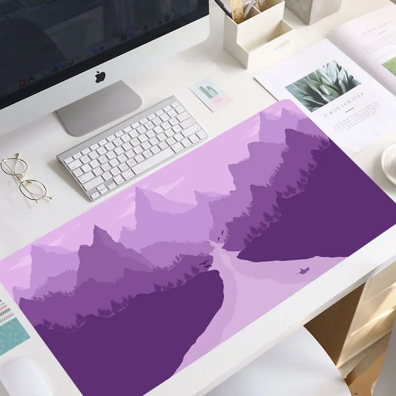 

Игровой коврик для мыши Deep forest firewatch, геймерский коврик для мыши, большая клавиатура с закругленными краями 90x40 см, Deak, рождественский подаро...