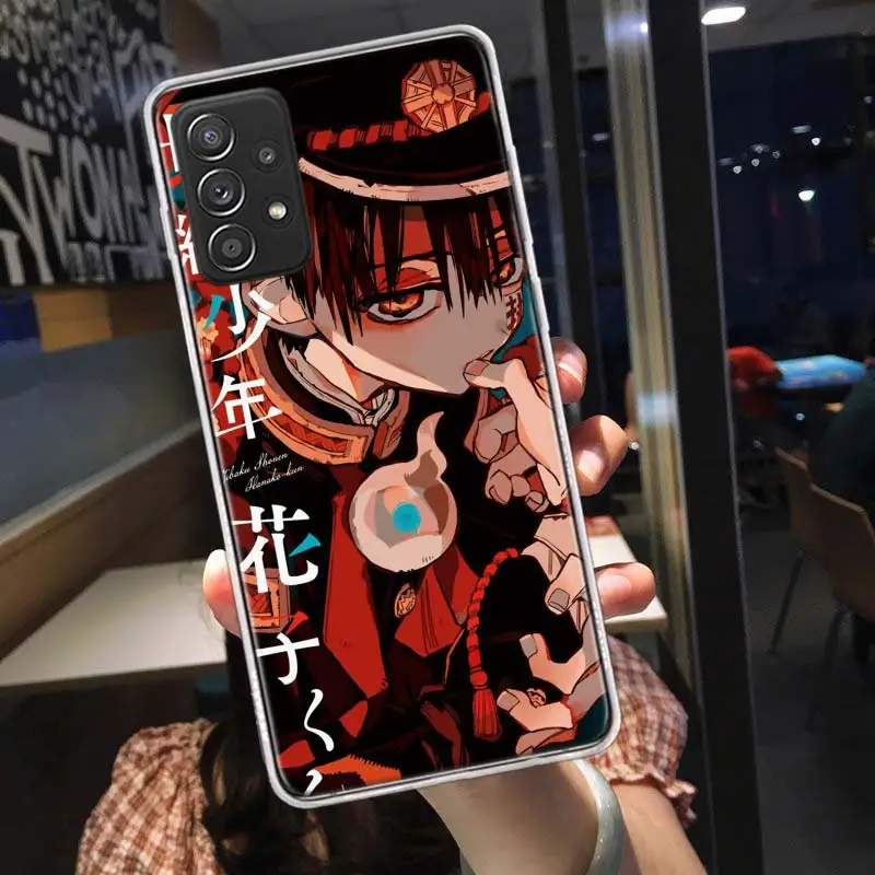 Аниме чехол для телефона Hanako kun в туалете Galaxy A02S A03S A12 A22 A32 A42 A52S A72 Samsung A13 A23 A33 A53 A73 A50S
