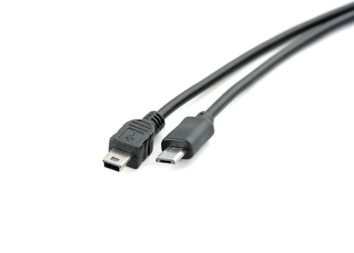 Кабель переходник OTG с Micro USB на Mini 30 см|Компьютерные кабели и разъемы| |
