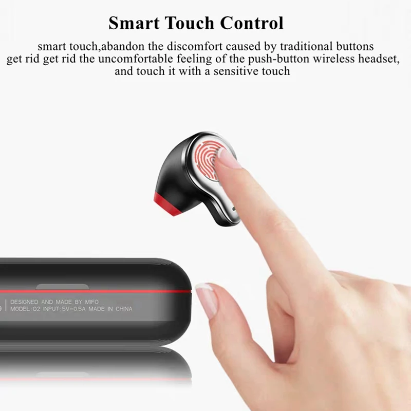Mifo O2 Bluetooth 5 0 настоящие беспроводные наушники водонепроницаемые стерео звук