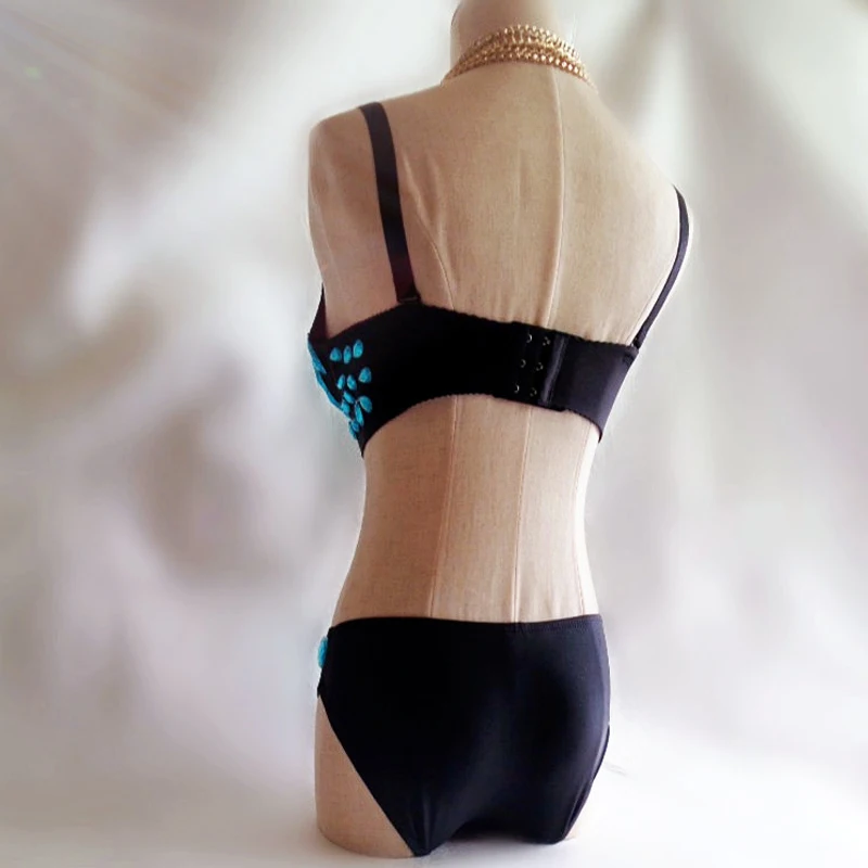 Сексуальное женское бикини стразы костюм для диджея танцора трусики наряд