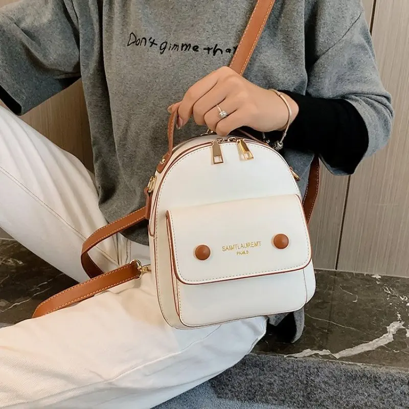 Новинка 2021 женский рюкзак кожаный модная популярная брендовая сумка из