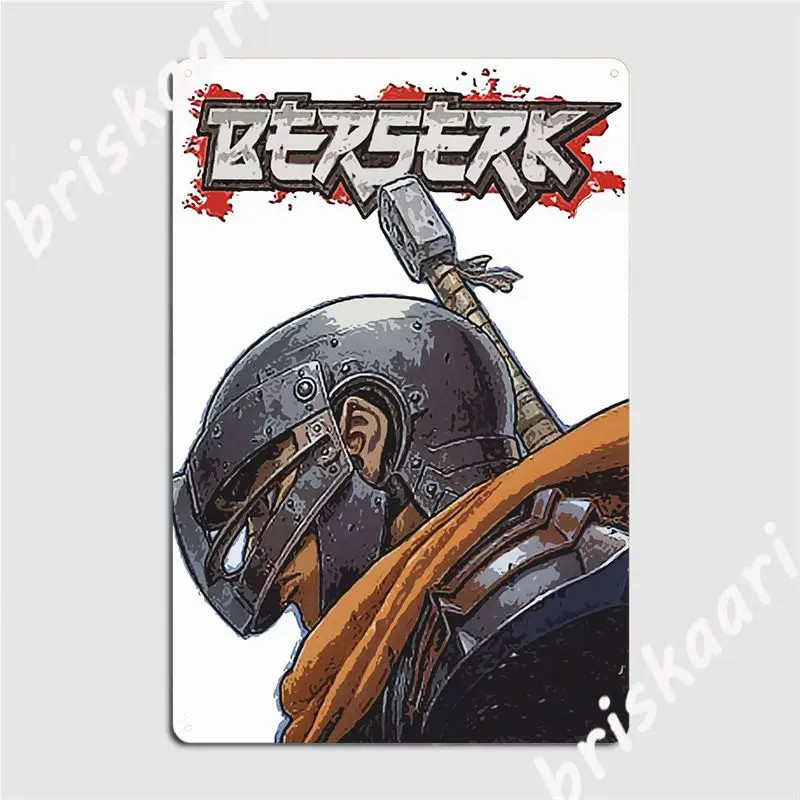 

Металлический плакат Berserk, клувечерние НКА, персонализированный плакат, кинотеатр, жестяной плакат