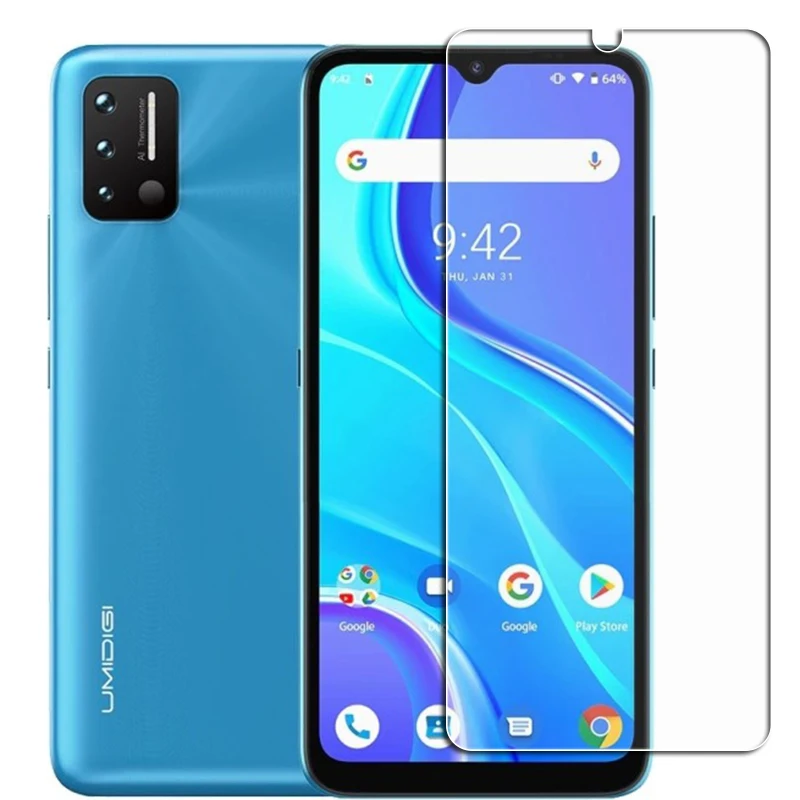 

Tempered Glass On For UMIDIGI A7 A9 S5 A3 A5 S3 Pro A7S Bison A3S A3X F1 Play F2 Power 3 Protective Film Screen Protector Cover