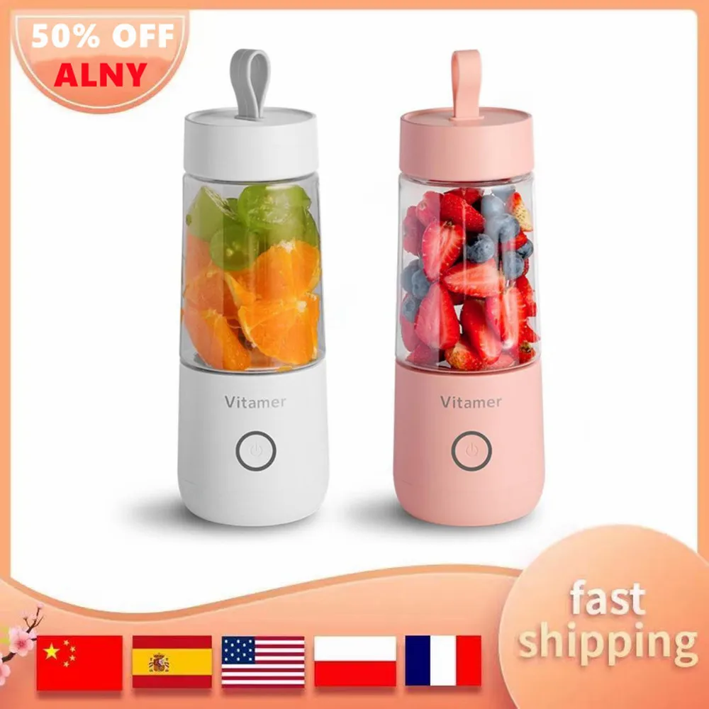 

Mini Portable Electric Vitamin Juice Cup Bottle Vitamer Fruit Juicer Charging Smoothie Maker Blender Machine For Dorm Travel