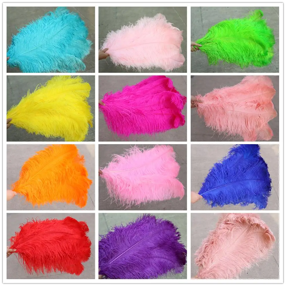 Свадебный декор дома Лидер продаж перо 60 65 см натуральный Пышная юбка из