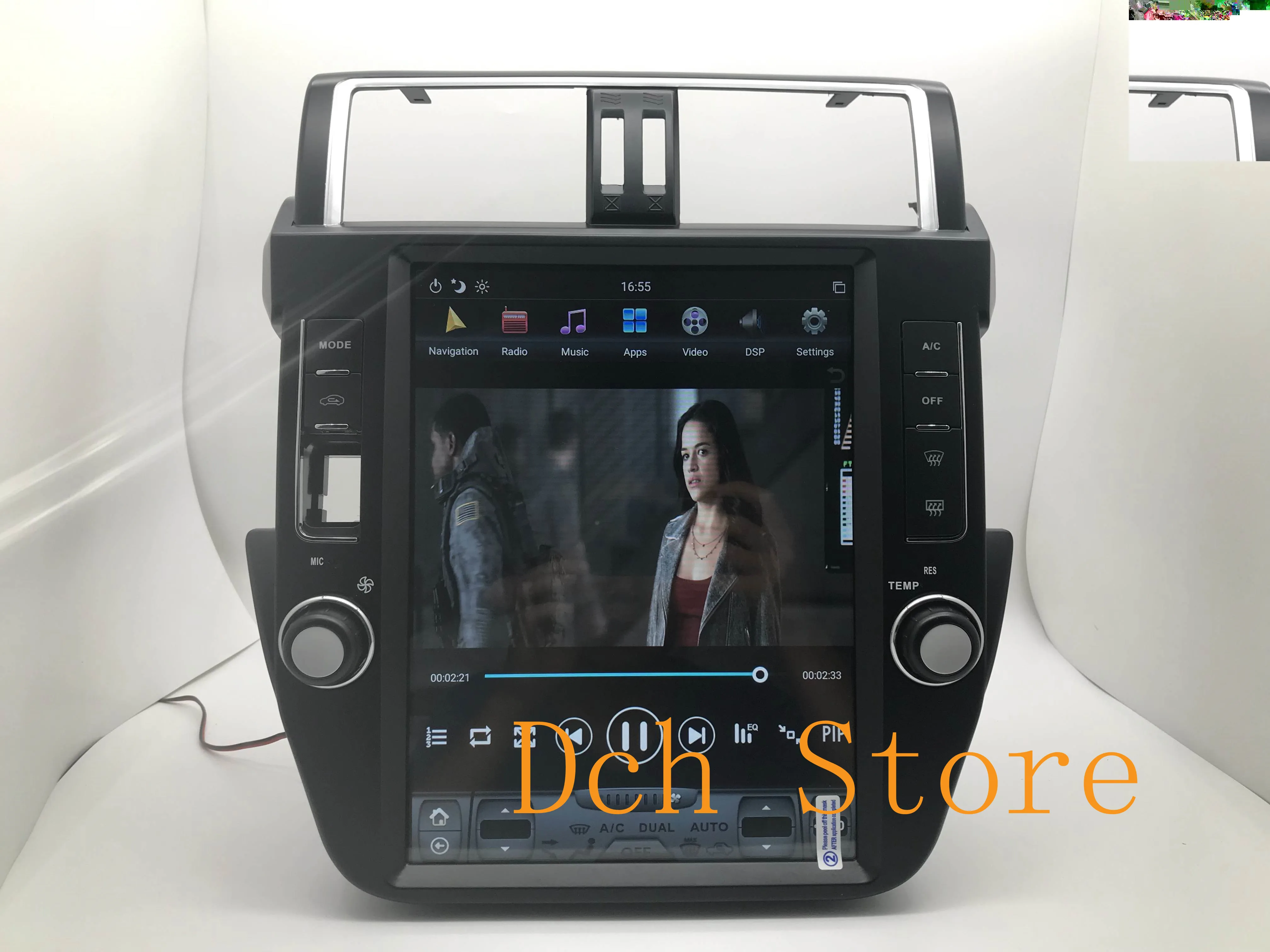 12 1 ''радио Тесла стиль Android 9 0 автомобильный DVD GPS навигатор для Toyota Land Cruiser Prado 2014