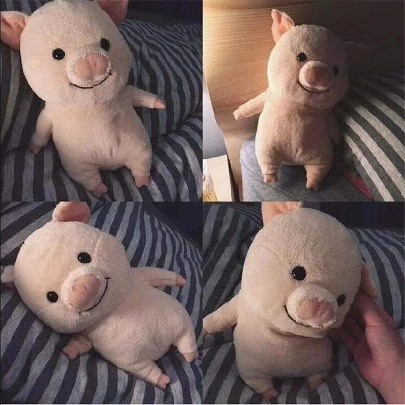 

25cm Cartoon Cute Pig with Clothes Stuffed Cushion Kawaii Animal Plush Toys Doll Soft Baby Pillow for Kids Girls Birthday Gift