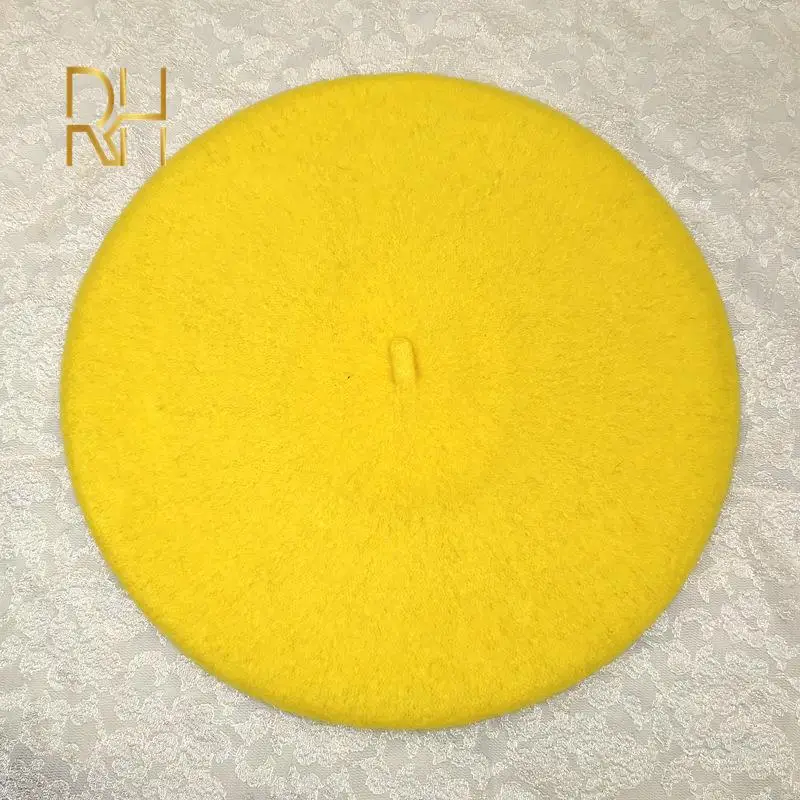 Женский шерстяной берет Красный вишневого цвета художник французский женский