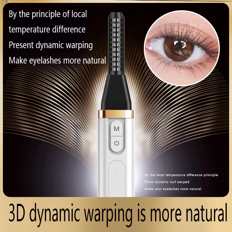 

Multi functional electric perm eyelash curler electric heating portable student Mini eyelash artifact durable design charging