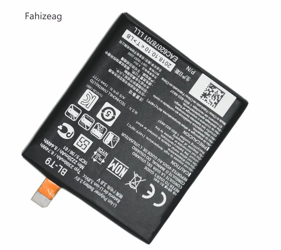 Сменный аккумулятор Fahizeag для телефона 2220 мАч LG Google Nexus 5 D820 D821|Аккумуляторы