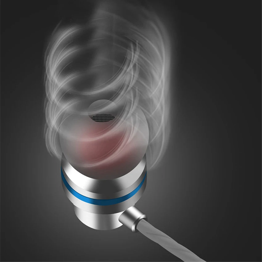 Проводные металлические наушники наушники-вкладыши 3 5 мм тяжелые басы с