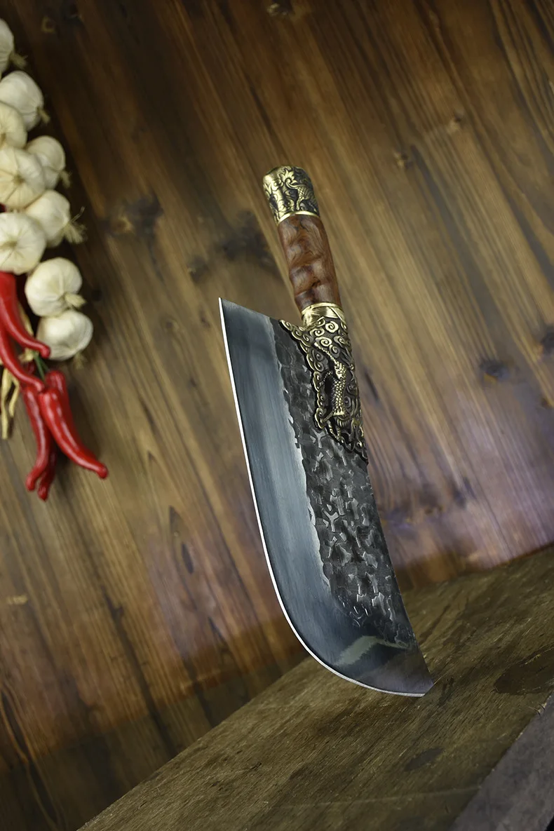 Бытовой измельчитель костей Longquan Ручная ковка Нож двойного назначения | Дом и сад